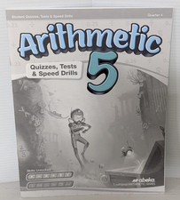 Abeka Arithmetic 5 QUARTER 4 5th Ed 2024 Quizzes, Tests & Speed Drills Brand New picture