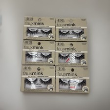 Ardell Faux Mink Flutter 824 False Eyelashes Vegan Cruelty Free Lot of 6 NEW picture