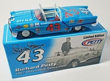 RICHARD PETTY 1/24 #43 1957 OLDS CONVERTIBLE DIECAST - THE KING'S 1ST RACE CAR  picture