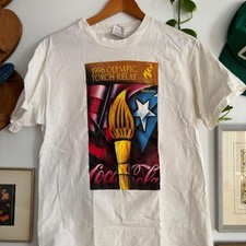 Vintage 90s Olympics Atlanta Tee Shirt picture