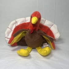 Vintage Ty Beanie Buddy  Gobbles The Turkey Thanksgiving 7