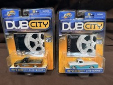 Jada Toys 1972 Chevy Cheyenne Pickup Dub City Set Of 2 picture