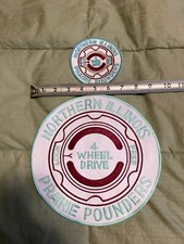 VINTAGE NORTHERN ILLINOIS PRAIRIE POUNDERS 4 WHEEL DRIVE CLUB PATCH LOT 4X4 RARE picture