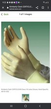 Kimberly Clark CERTICLEAN Class 10 Latex Gloves, Hand-Specific 40101-052,... picture