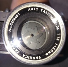 Vintage Yashica J-7 35mm SLR Camera w/ Auto Yashinon-DX 50mm f1.4 Lens picture