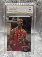 1992 Stadium Club Michael Jordan Members Choice #210 GEM 10 picture