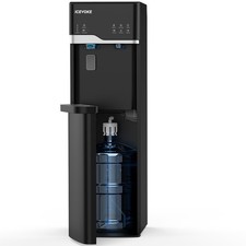 ICEVOKE Bottom Loading Hot Room Cold Water Dispenser with Ice Maker, Self-Clean picture