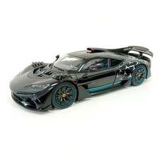 NZG Mercedes-Benz Original 1/18 2023 Mercedes AMG ONE Full Open Car Model Black  picture