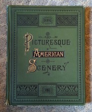 Picturesque American Scenery 1883 Book 25 Engraving Bartlett Brown Moran picture