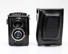 Soviet Lubitel 2 Twin Lens Reflex - LOFI - Fully Functional W/ Case - US SELLER picture
