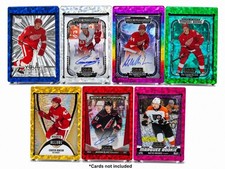 Shattered Glass Color Magnetic One-Touch Card Holder 35pt Trading Card Case Bulk picture