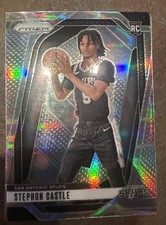 💥  🔥  2024-2025 Panini Prizm Stephon Castle Silver Prizm Rookie RC Spurs picture