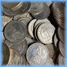 1878-1899 ~ PRE 1899 ~ Silver Morgan Dollars From Bag Old Estate Dollar Hoard picture