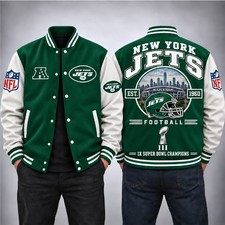 NEW Indianapolis Colts Football Custom Baseball Jacket picture