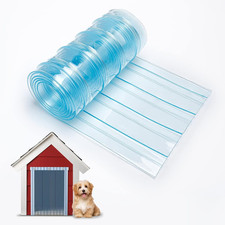 Cortina de Tira Vinilo Transparente para Puerta de Perros de Facil Instalacion picture
