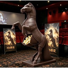 The Odyssey Trojan Horse Popcorn Bucket 2026 Theater Movie NEW Snapco picture