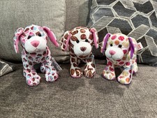 (3) WEBKINZ: Delightz Chocolate Pup, Delightz Cupcake Pup, Delightz Lollipop Pup picture
