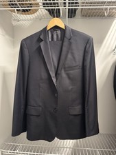 Casa Espana Bespoke Navy Suit 38/40s 32/27 Dormeuil Amadeus 365 fabric 100% Wool picture