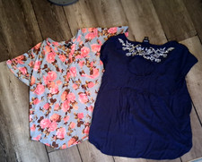 Torrid Womens Top Lot size 1 Floral Cut Out Blouse Shirt picture