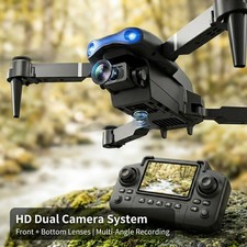 Drone 2026 4K HD Dual Camera FPV RC Foldable Quadcopter Remote With Screen picture