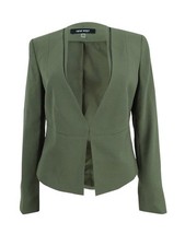 Nine West Women's Crepe Kiss-Front Blazer picture