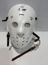 VTG Cooper HM7 Hockey NHL Goalie Mask W/Originsl Leather Straps Jason Voorhees picture