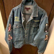 WWF/WWE WrestleMania 12 Limited Edition Blue Denim Jacket XL  picture