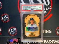2004 Diamond Kings Framed Gold #19 Edgar Martinez 2/5 Auto PSA 9 🔥 MARINERS picture