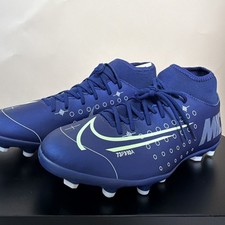 New Nike MDS Men’s Mid Top Lace-Up Soccer Cleats Blue/Green/White picture