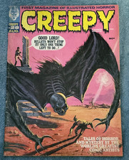Creepy Magazine #28 Warren Publications 1969 Horror Vic Prezo Cover Art VG picture