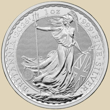 2026 - British Silver Britannia 1 oz .999 Fine Silver Coin picture