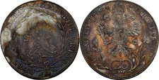 RDR Burgau Günzburg 20 Kreuzer 1771 Joseph II., 6.5 g Original Coin #VK507 picture