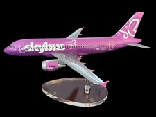 RARE Defunct Skybus Airlines Purple Model Airbus A319 Airline Plane Collectible picture