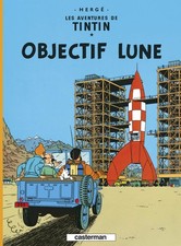 Les Aventures de Tintin: Objectif Lune by Herge - Hardcover - GOOD picture