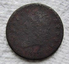 1812 Classic Head Copper Large Cent Rare Key Date Type Coin VG With  Corrosion picture