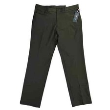 Tommy Hilfiger Mens TH Flex Finn Modern Fit Twill Pants Olive Green 36x30 picture