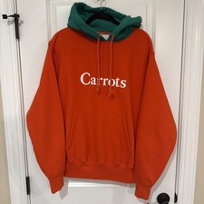 Champion x Carrots Reverse Weave Hoodie Hooded Sweatshirt Men’s Sz Medium Orange picture