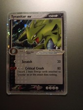 Tyranitar ex 17/17 Pop Series 1 Holo Rare Vintage Pokemon TCG 2004 picture