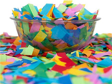 , Multicolor Biodegradable Confetti - Rectangular Fluttering picture