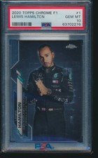 PSA 10 LEWIS HAMILTON 2020 Topps Chrome F1 Formula Racing Mercedes #1 GEM MINT picture