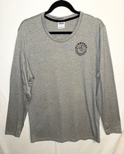 Gymshark Lifting Club Men’s L Gray Long Sleeve Crew Neck Breathable Tee Soft picture