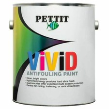 RED Pettit Vivid Bright Colored Hybrid Antifouling Paint Gallon RED 1166106 picture