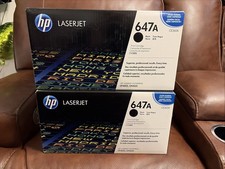 HP CE260A 647A Black Toner Cartridge LaserJet Enterprise New Lot Of 4 picture
