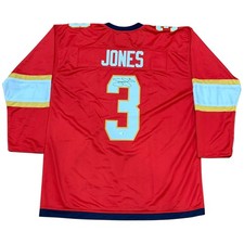 Seth Jones Autographed Florida (Red #3) Custom Hockey Jersey - JSA picture