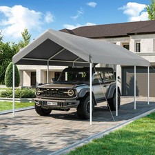 10x20FT 10x15ft 3x6m 3x4.5m Carport Canopy Heavy Duty Car Tent Vehicle Shelter picture