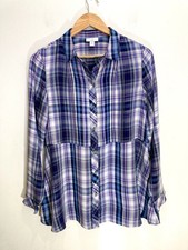 J.Jill Women’s Top Size Small Purple Blouse picture