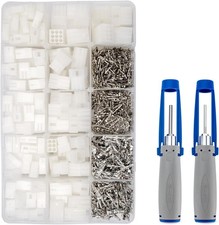 678PCS Pin Connectors Kit, 2 3 4 6 9 12 Pin Housing, 14-24AWG Male Female Pins picture