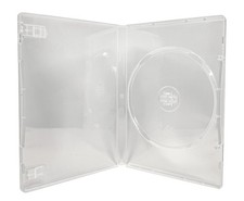 STANDARD Clear Single DVD Cases 14MM /w Patented M-Lock Hub Lot picture