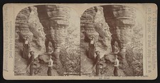 Photo:Dalles of Wisconsin River Chimney Rock Landing 1899 Stereoview picture