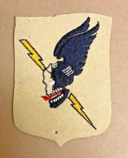 RARE ORIGINAL CUT-EDGE FELT WW2 802ND TANK DESTROYER BATTALION PATCH UNFINISHED picture